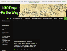 Tablet Screenshot of 100daysontheway.com